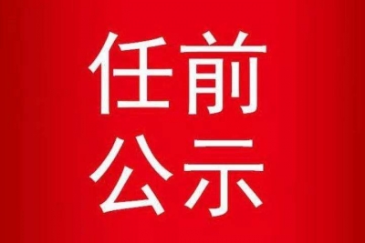 襄阳最新干部任前公示消息发布