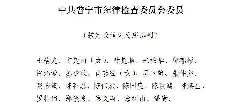 普宁市领导班子的最新构成及未来展望