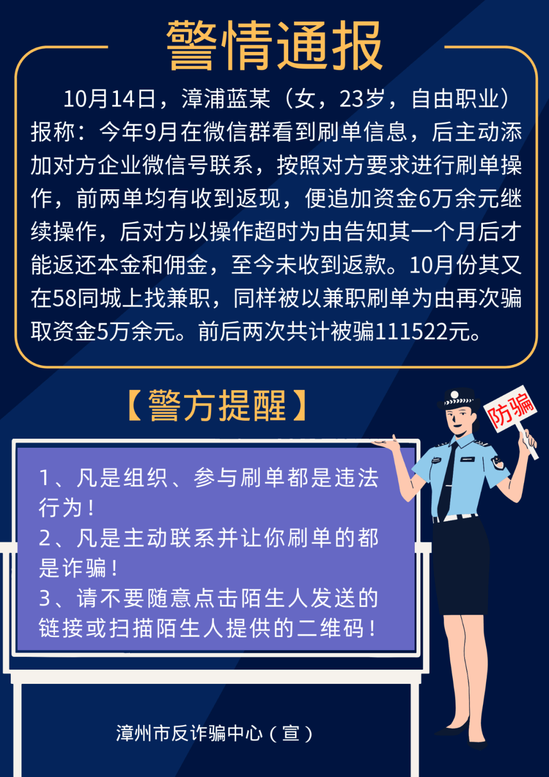 漳州诈骗最新消息通报